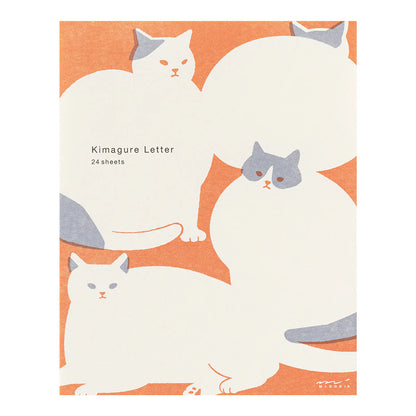 Kimagure Easy & Cozy Letter Pad Cat