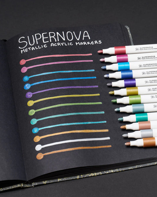 Supernova Metallic Acrylic Markers (12ct)