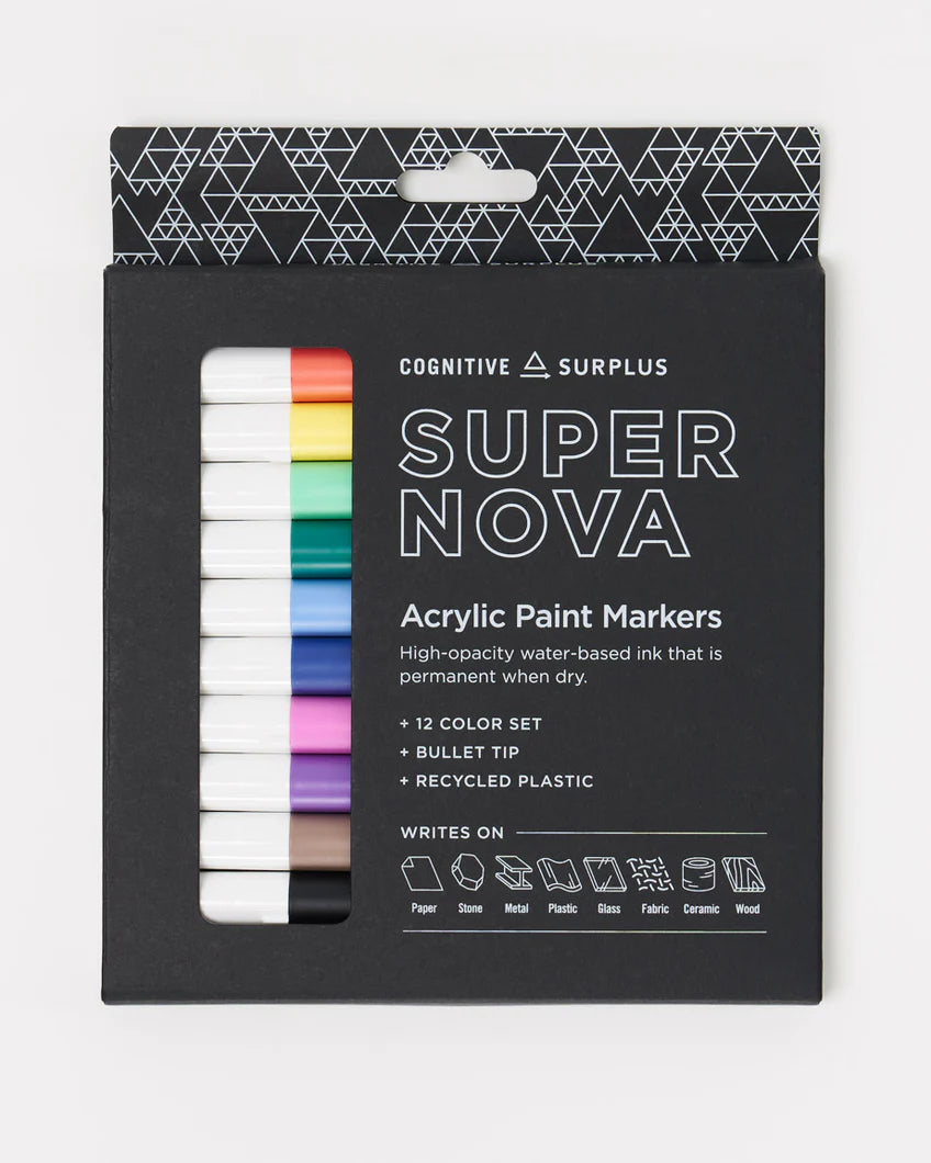 Supernova Acrylic Markers 12ct