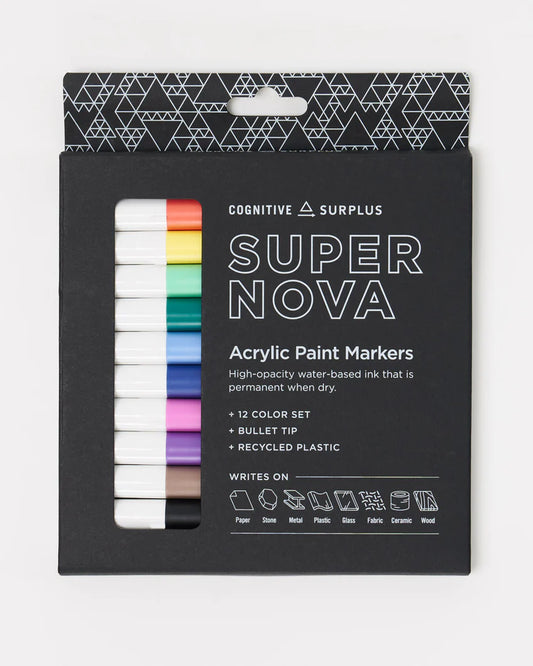 Supernova Acrylic Markers 12ct