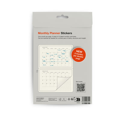 Leuchtturm 1917 - Planner Stickers 2027, Monthly Planner A5