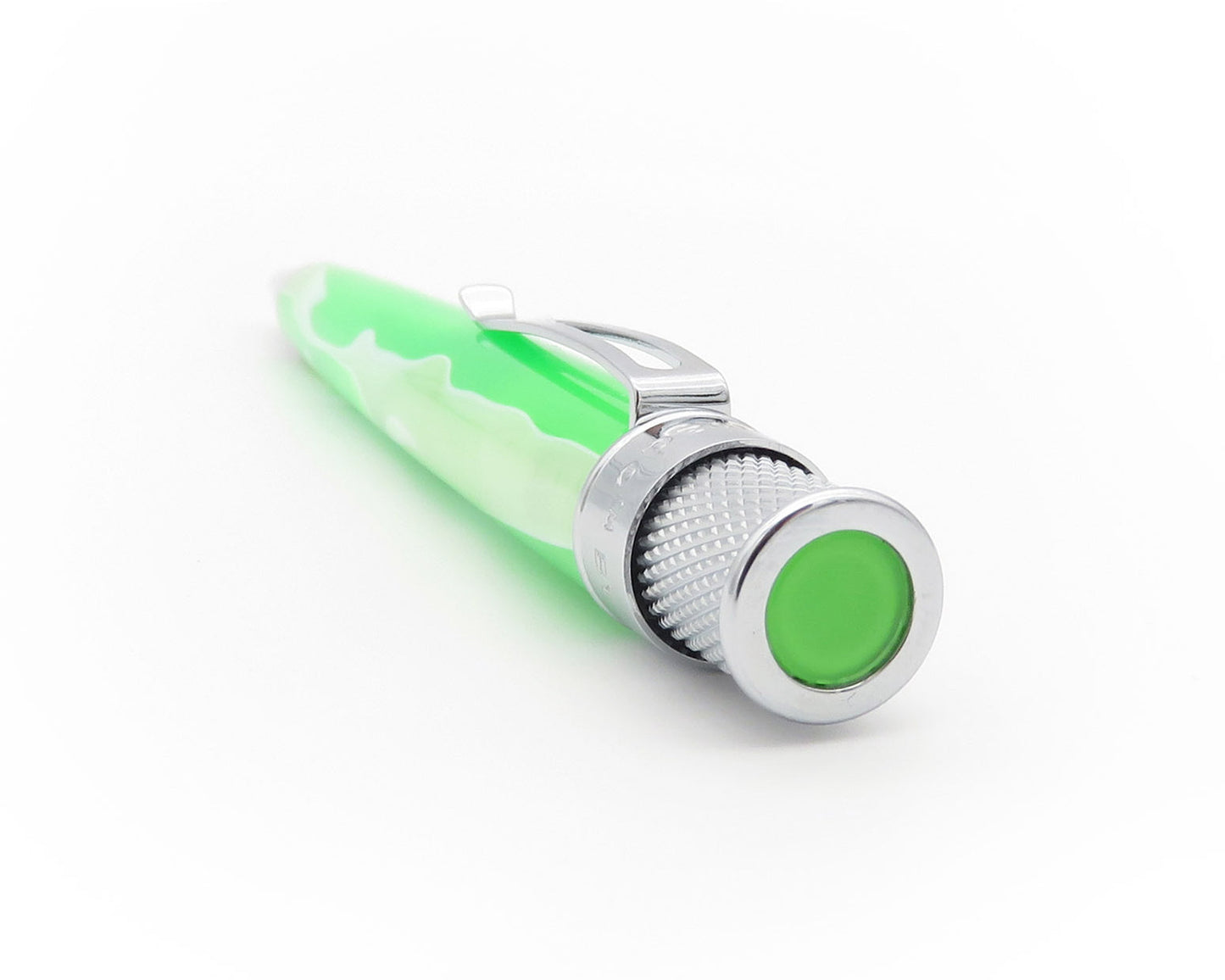 Retro 51 - Acrylic Cosmic Swirl Green & White