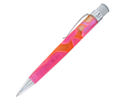 Retro 51 - Acrylic Cosmic Swirl Pink & Orange