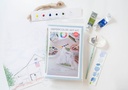Watercolor Class in a Kit by Melissa Hyatt