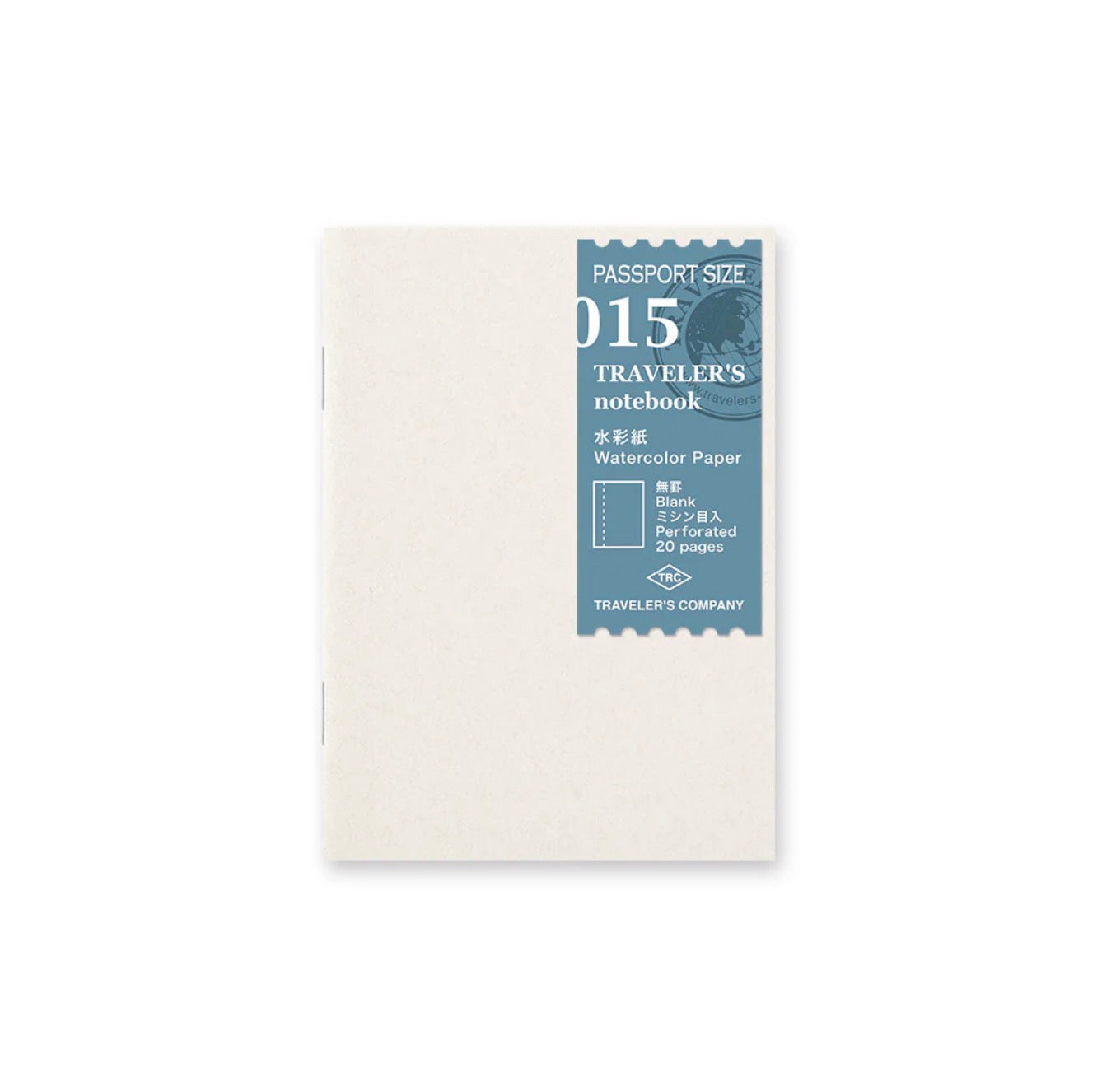 TRAVELER’S notebook - 015 Watercolor Paper (Passport Size)