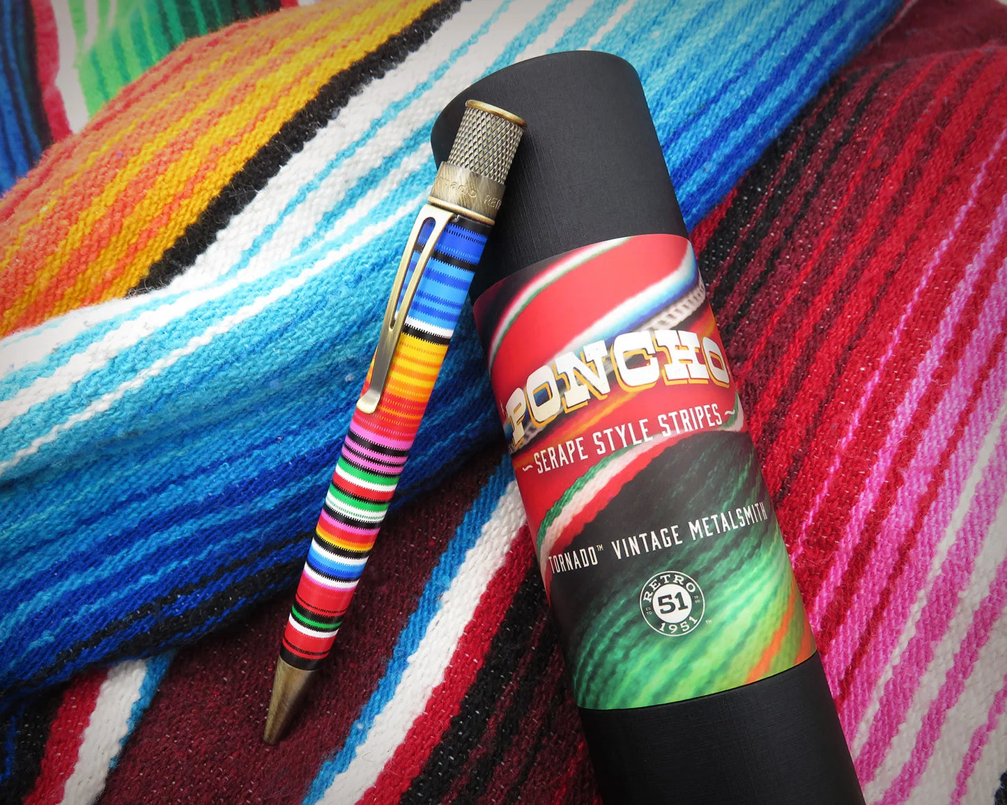 Retro 51 - Poncho Serape Style Rollerball Pen