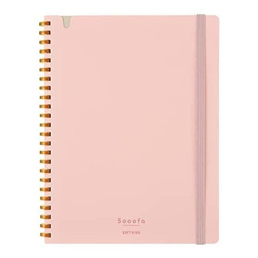 Sooofa Soft Ring Notebook - B6 - 4 mm Grid