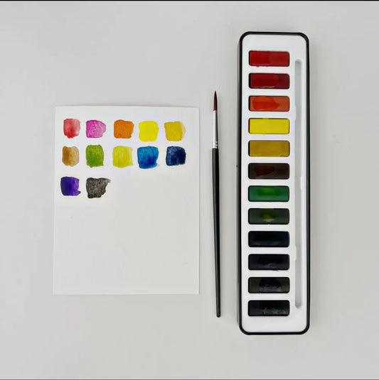 Emily Lex Watercolors & Brush Set