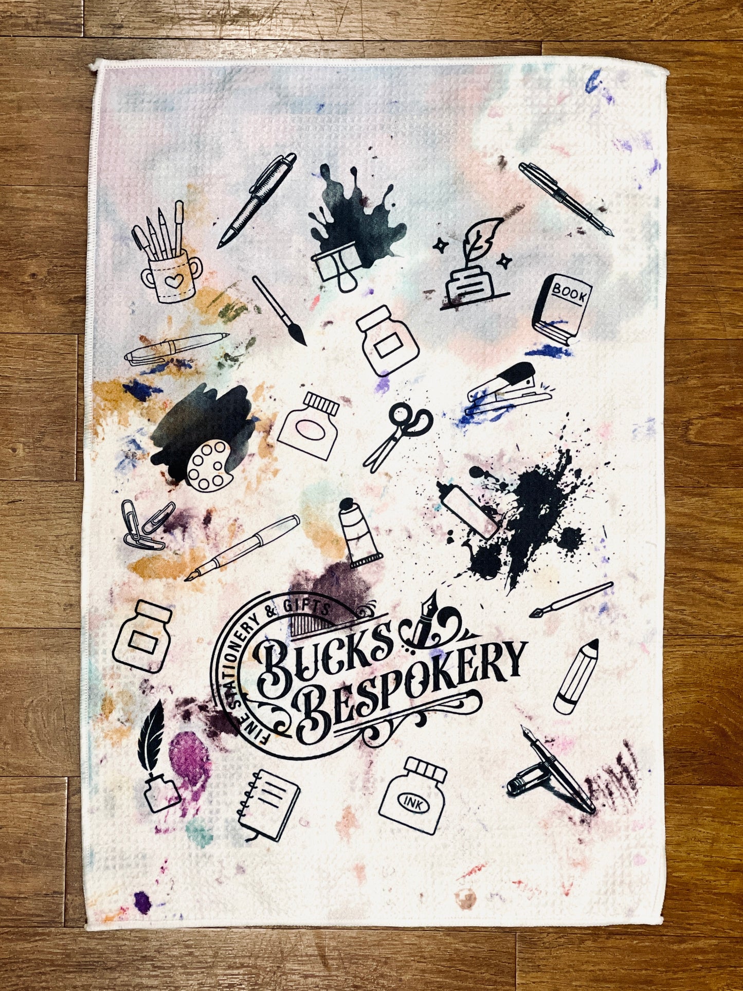 Ink Swatching Towel - Cheryl Font