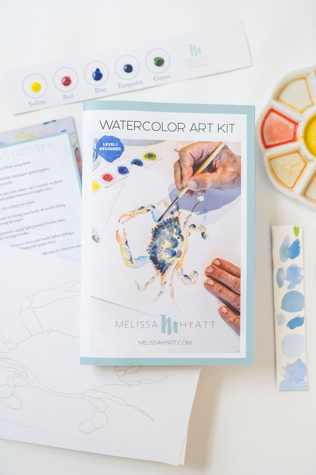 Watercolor Class in a Kit by Melissa Hyatt