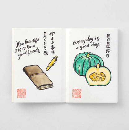TRAVELER’S notebook - 015 Watercolor Paper (Passport Size)