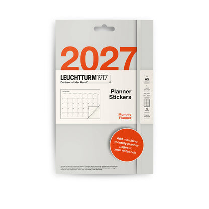 Leuchtturm 1917 - Planner Stickers 2027, Monthly Planner A5