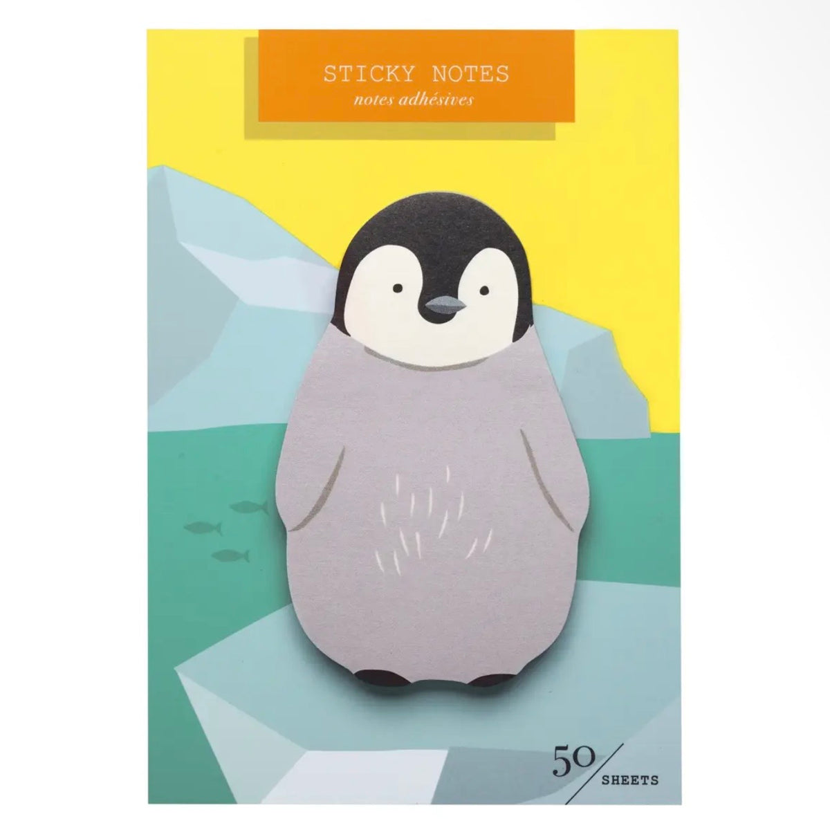 Penguin Die Cut Single Sticky Notes