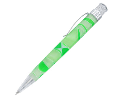Retro 51 - Acrylic Cosmic Swirl Green & White