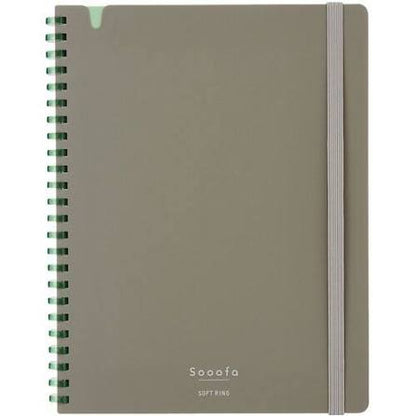 Sooofa Soft Ring Notebook - B6 - 4 mm Grid