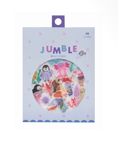 Ocean Wonders Jumble Washi Stickers