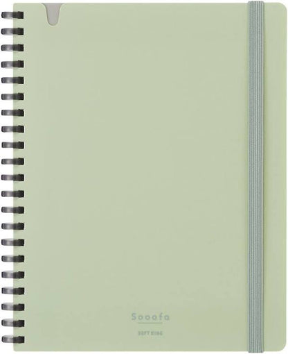 Sooofa Soft Ring Notebook - B6 - 4 mm Grid