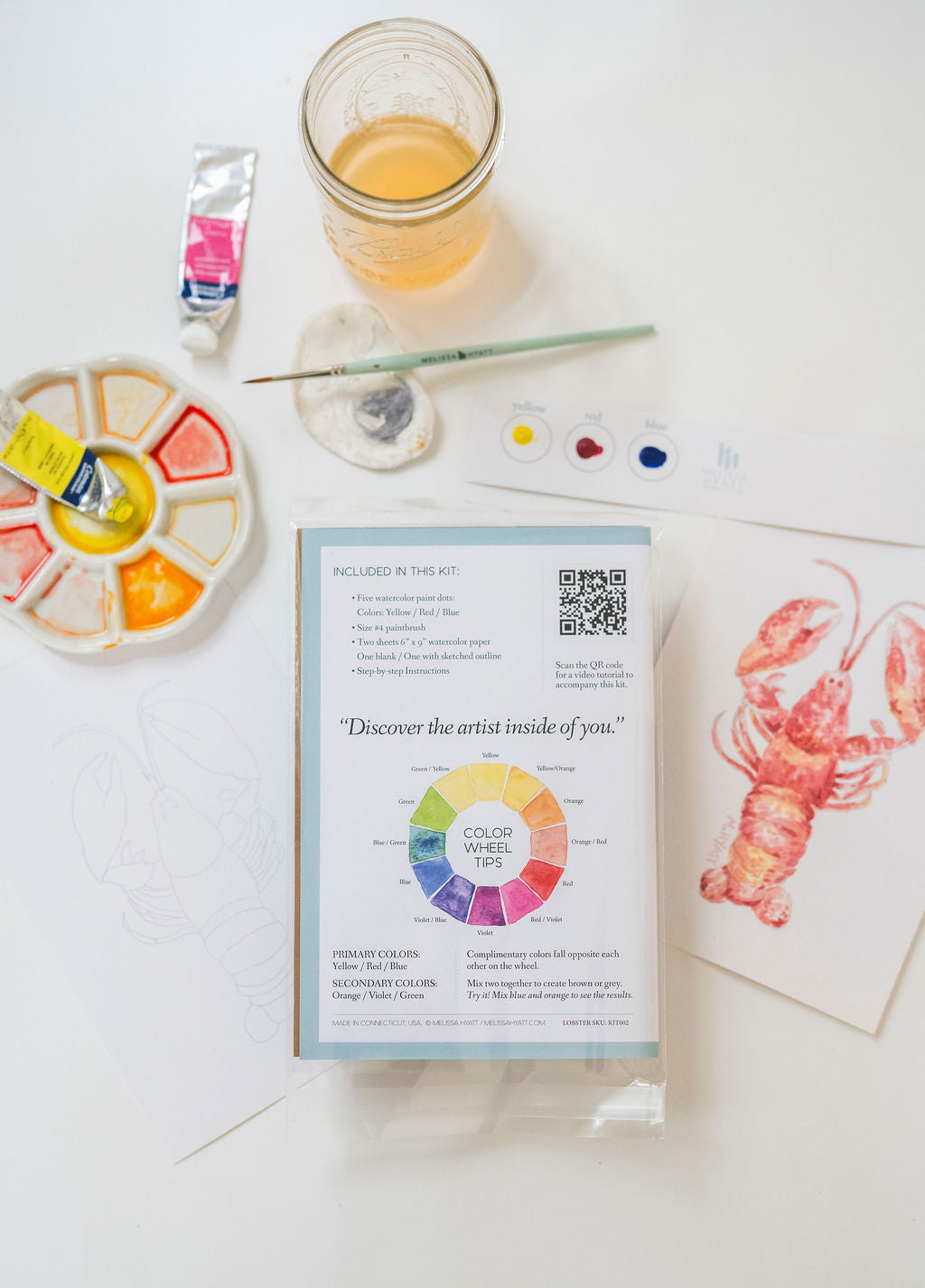 Watercolor Class in a Kit by Melissa Hyatt