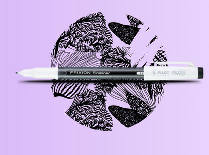 Frixion Fineliner Erasable Marker Pen
