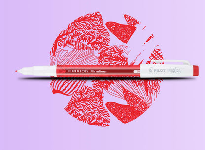 Frixion Fineliner Erasable Marker Pen