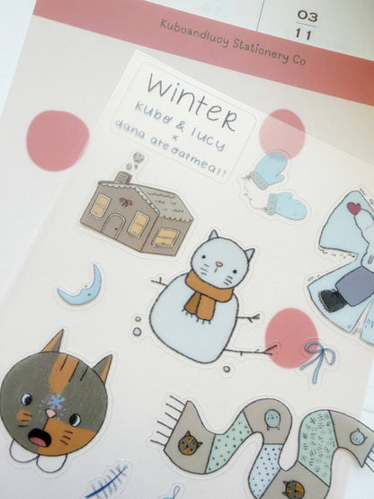 Kuboandlucy x Dana Ate Oatmeal Four Seasons Sticker Sheet