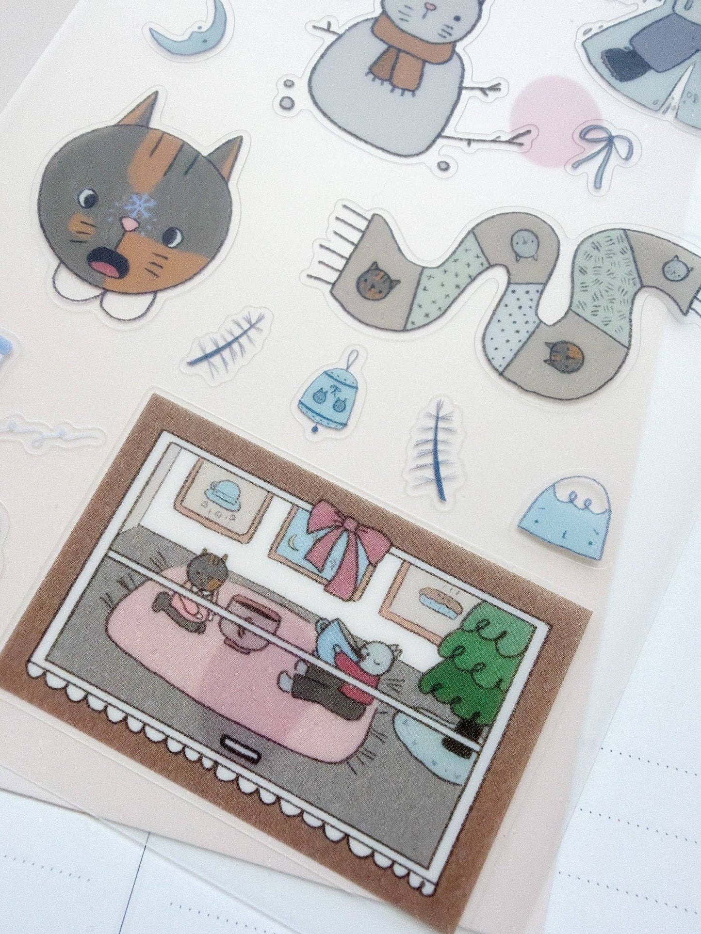 Kuboandlucy x Dana Ate Oatmeal Four Seasons Sticker Sheet