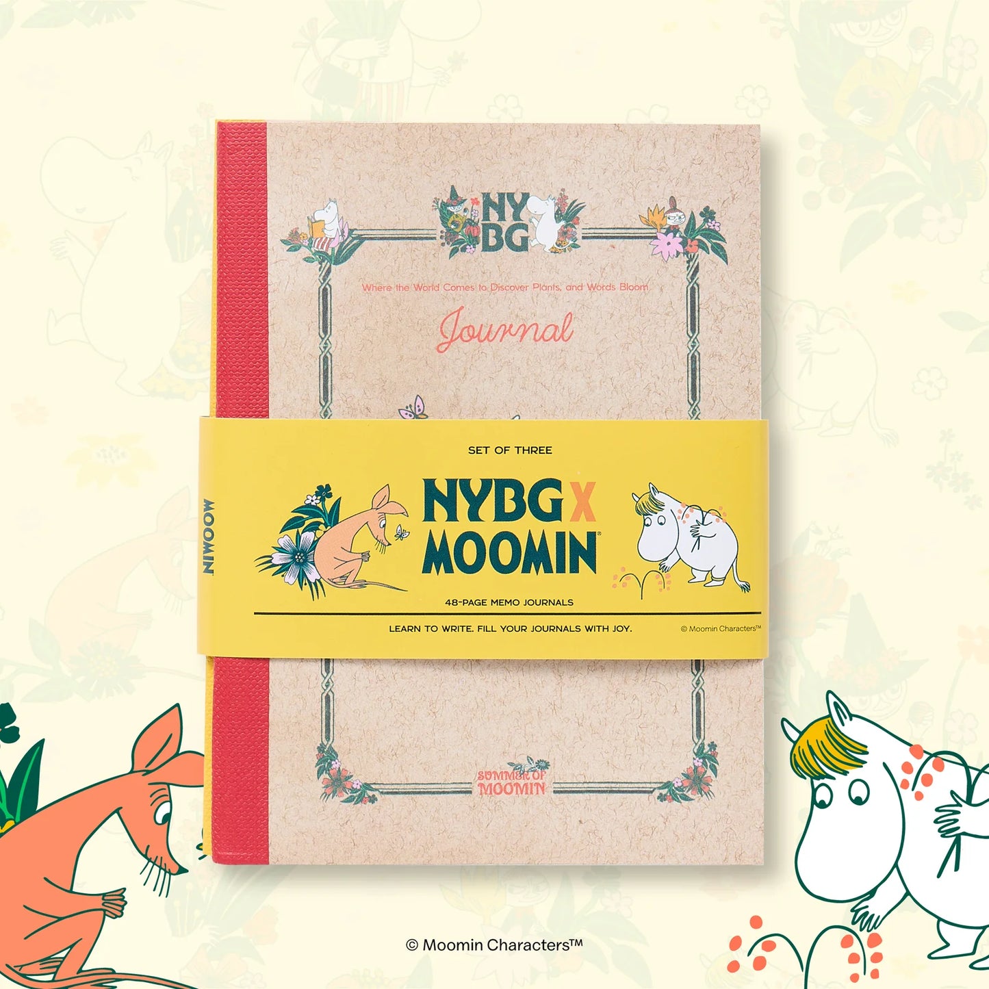 Esterbrook x Moomin NYBG Large Notebook Set of 3