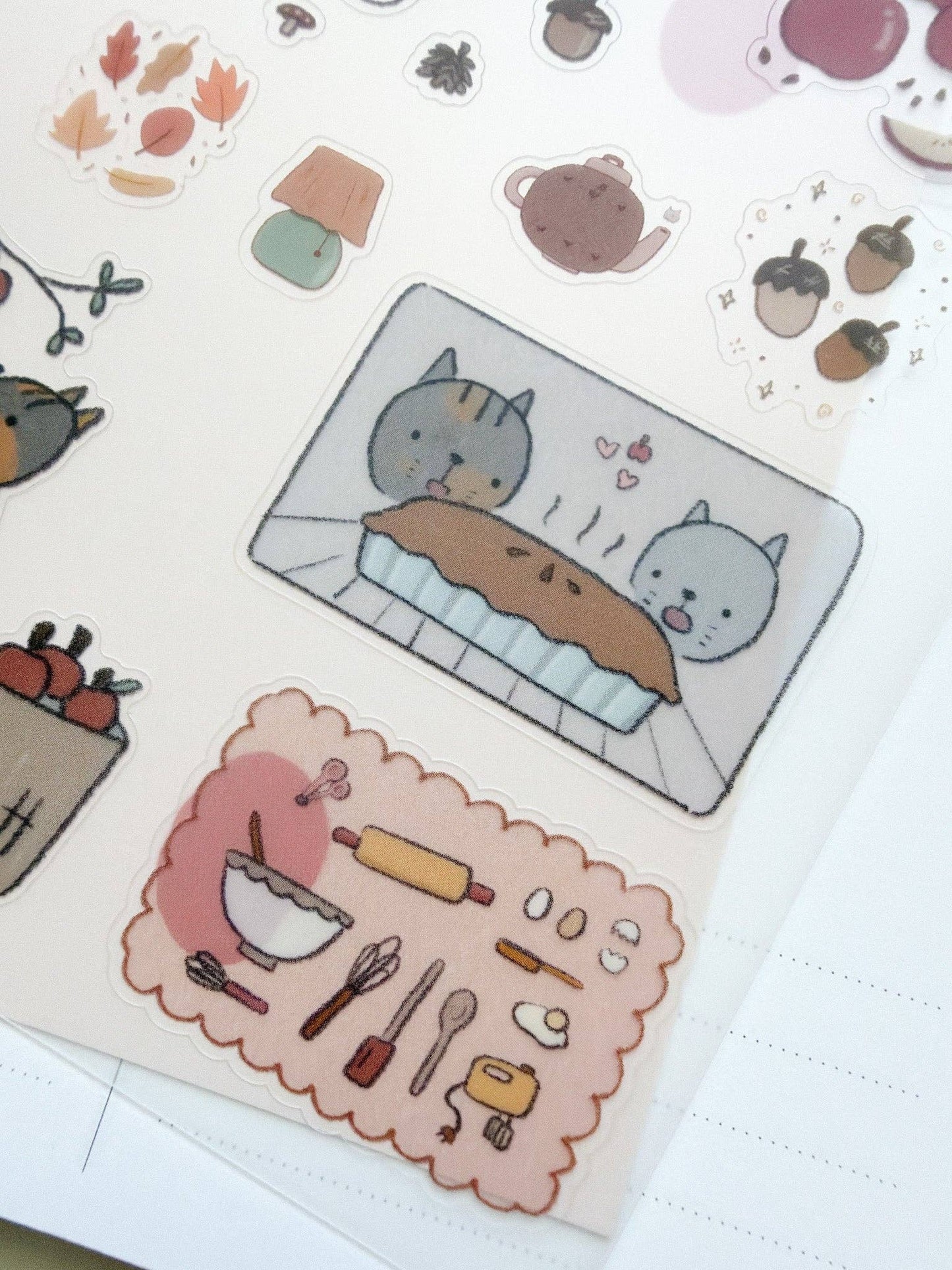 Kuboandlucy x Dana Ate Oatmeal Four Seasons Sticker Sheet