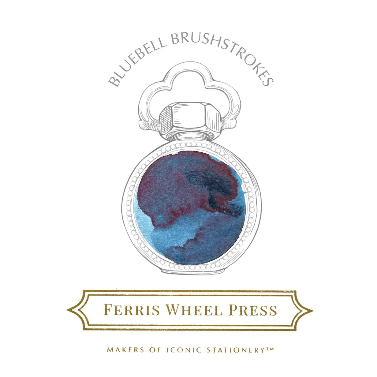 FWP Ink - Bluebell Brushstrokes - 10ml