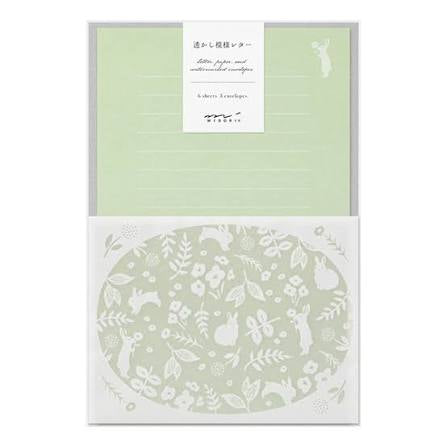 MIDORI - LETTER SET PRESS RABBIT