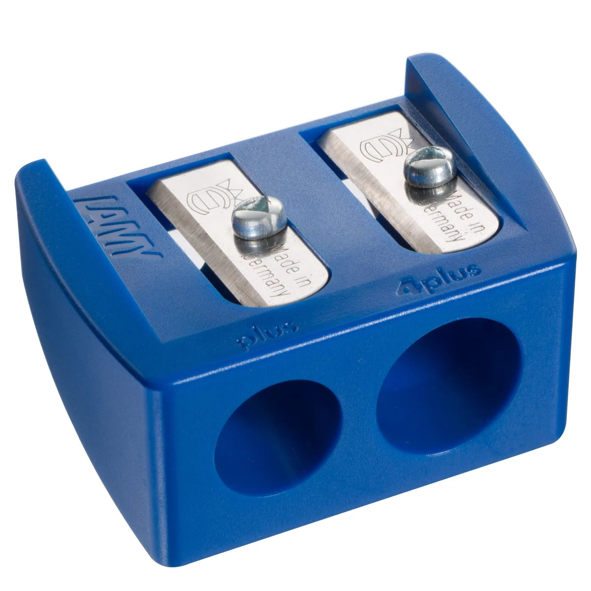 LAMY Z 83 plus pencil sharpener, blue plastic with two openings and metal blades