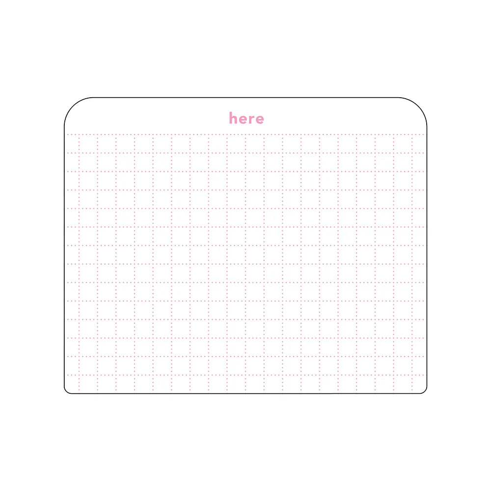 isshoni. Film Index Sticky Notes Large - Red