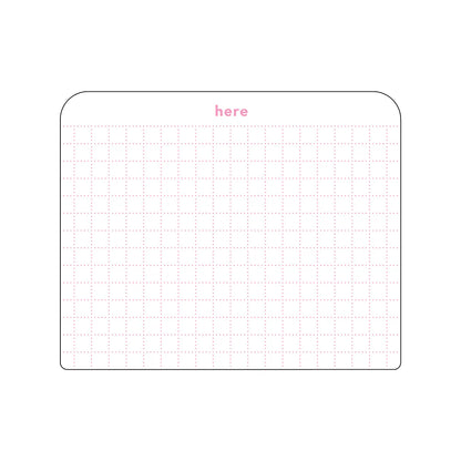 isshoni. Film Index Sticky Notes Large - Red