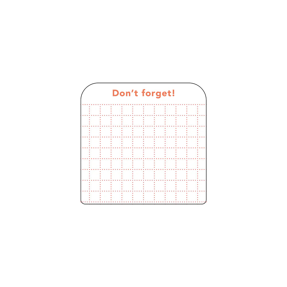 isshoni. Film Index Sticky Notes Small - Red