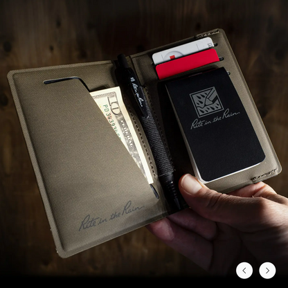 Rite in the Rain Monsoon Field Wallet, Pen & Notepads Gift Set