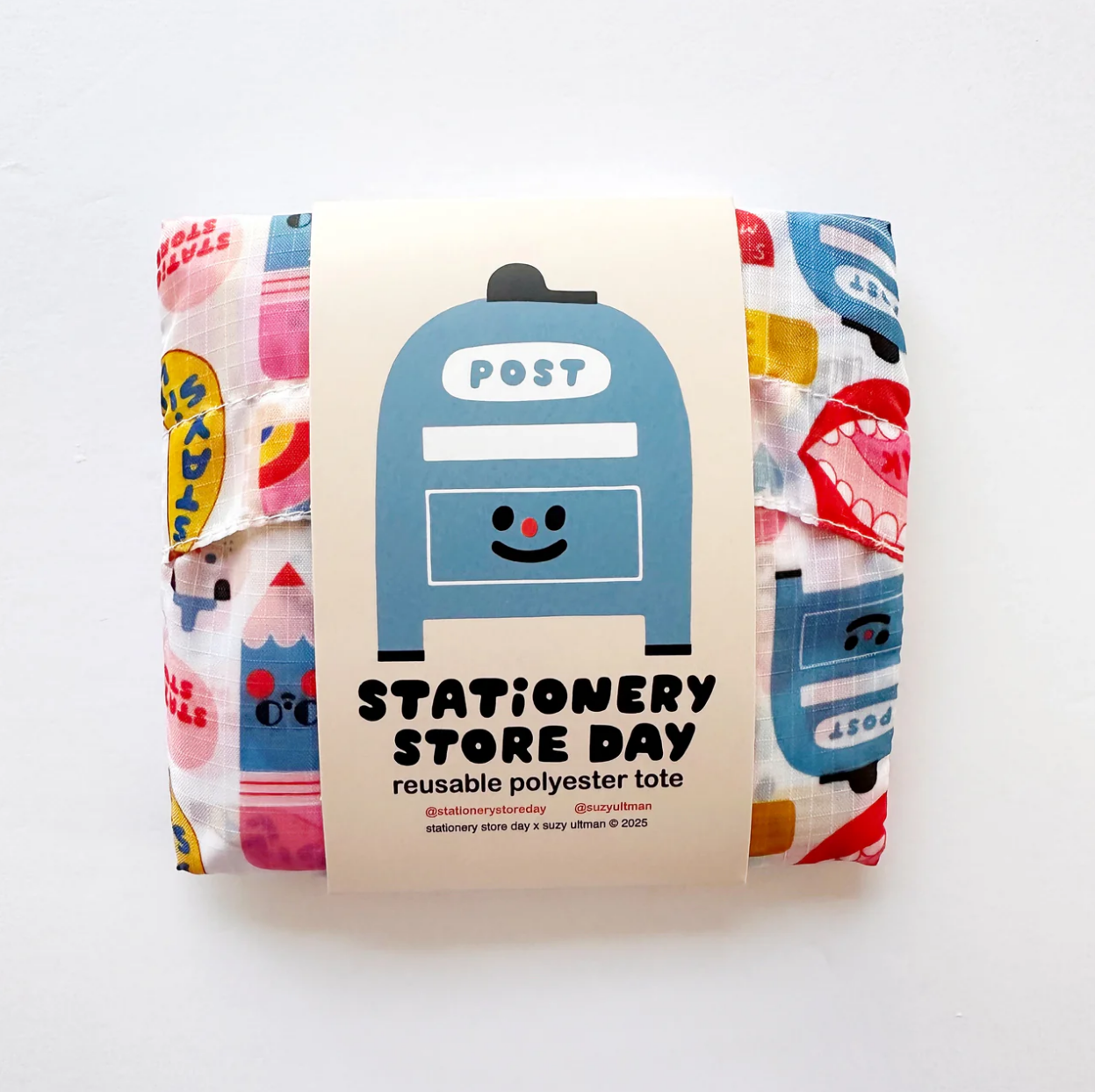 Stationery Store Day Suzy's Cuties Foldable Tote