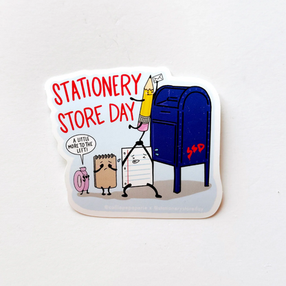 Stationery Store Day Street Team at the Mailbox Sticker