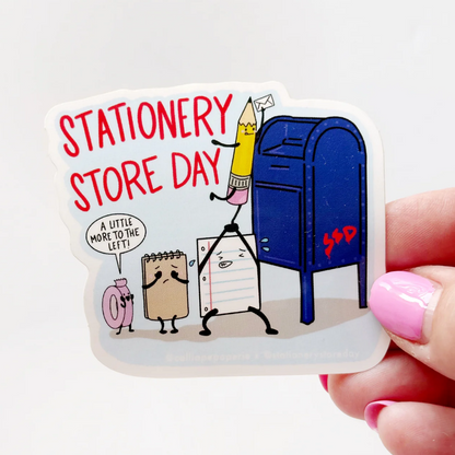 Stationery Store Day Street Team at the Mailbox Sticker