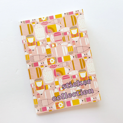 Stationery Store Day Pencil Pattern Sticker Book
