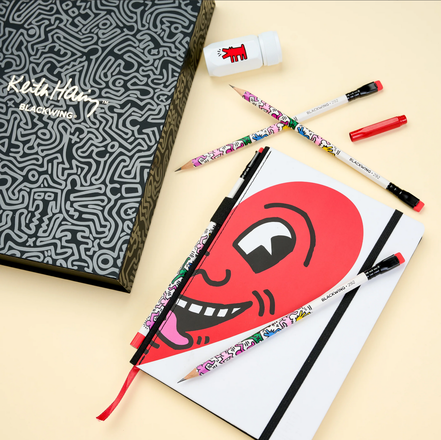 PRE-ORDER:  Blackwing Volume 292 - Keith Haring "Smiling Heart" Gift Set
