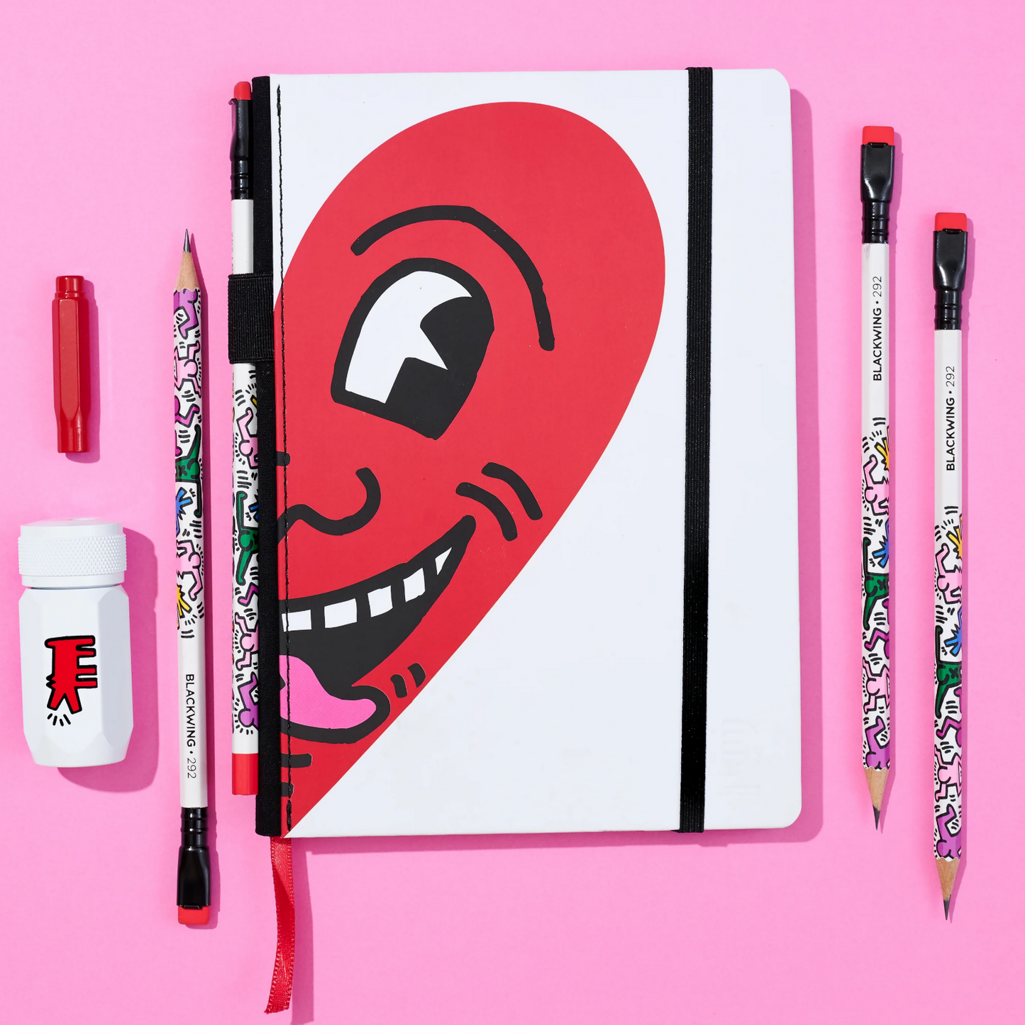 PRE-ORDER:  Blackwing Volume 292 - Keith Haring "Smiling Heart" Gift Set