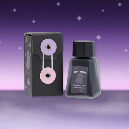 Ghost writer purple ink bottle with matching gift box