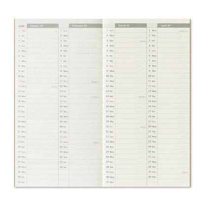 TRAVELER'S notebook - 2026 Weekly + Memo (Regular Size)