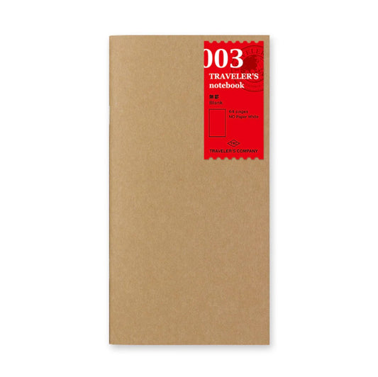 TRAVELER'S notebook - 003 Blank Notebook
