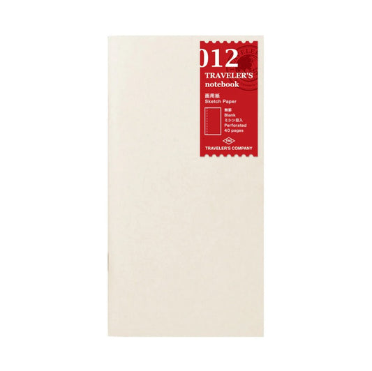 TRAVELER’S notebook - 012 Sketch Paper Notebook