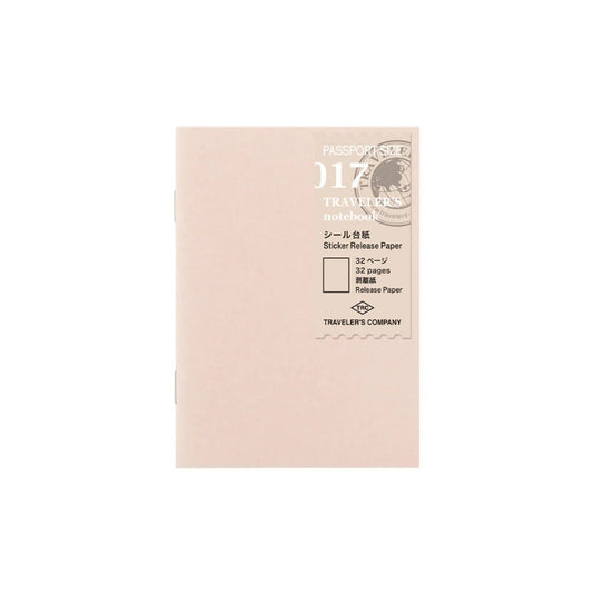 TRAVELER'S notebook - 017 Sticker Release Paper (Passport Size)
