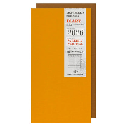 TRAVELER'S notebook - 2026 Weekly Vertical (Regular Size)