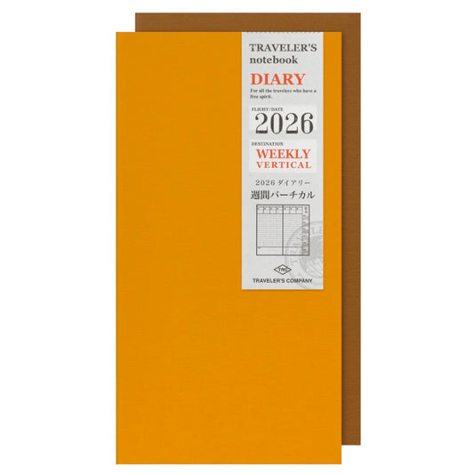 TRAVELER'S notebook - 2026 Weekly Vertical (Regular Size)