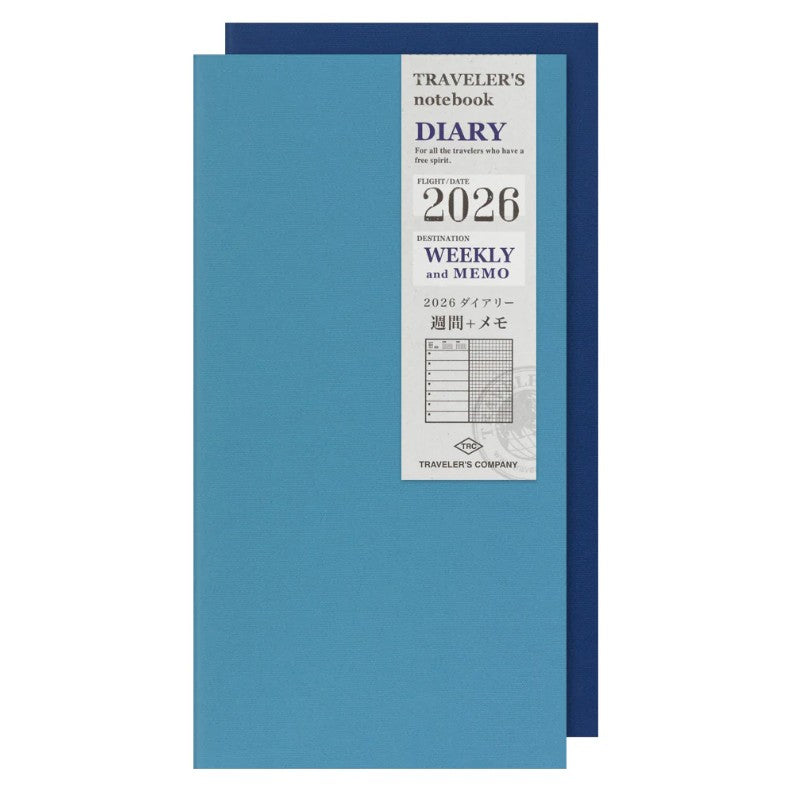TRAVELER'S notebook - 2026 Weekly + Memo (Regular Size)