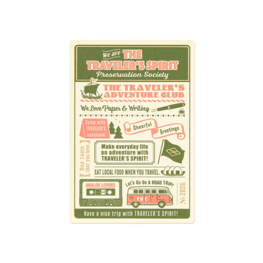 TRAVELER'S notebook - Plastic Sheet 2026 (Passport Size)